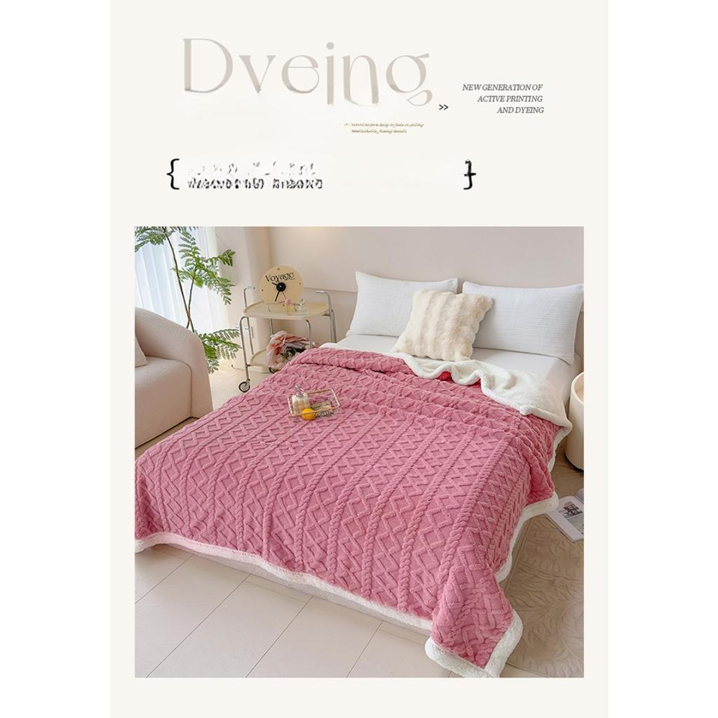 Imitation Lamb Wool Tafu Wool Blanket, Office Nap Blanket, Sofa Cover Blanket, Seasonal Air Conditioning Blanket, Small Blanket