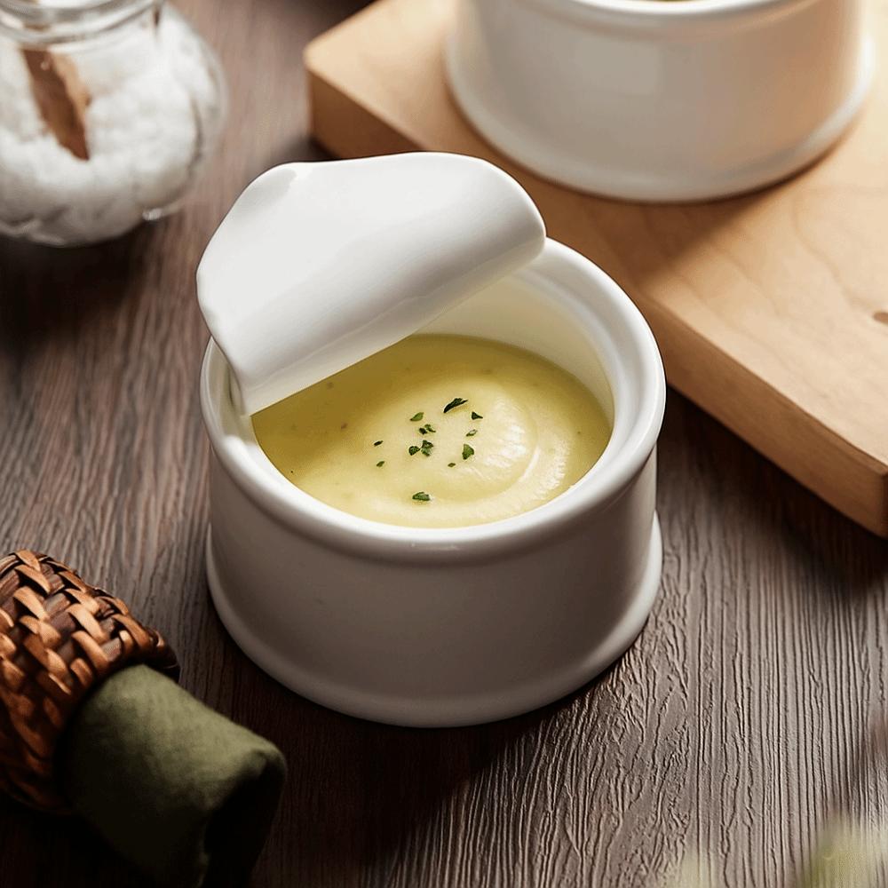 Exquisite Dessert Bowl Decorative Sauce Dish Multi-Function Baking Bowl Hotel Restaurant