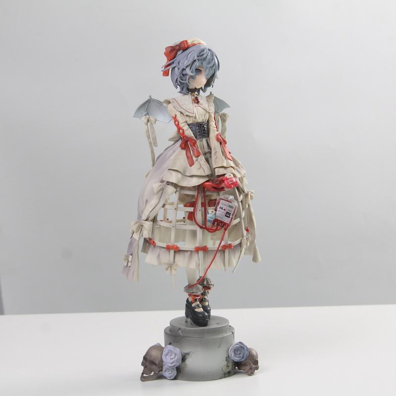 Фигурка Аниме Ремилия Алая из Проекта Touhou ПВХ Коллекционная Модель Статуя Алый Демон Особняк Настольный Декор Коллекция Подарок