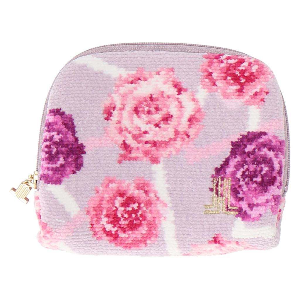 Косметичка Lanvin Collection из шенилла 08705002 Платок 08705002B Серый Примерно 14 см Ш x В x 3 см Г Женская 10,5 см