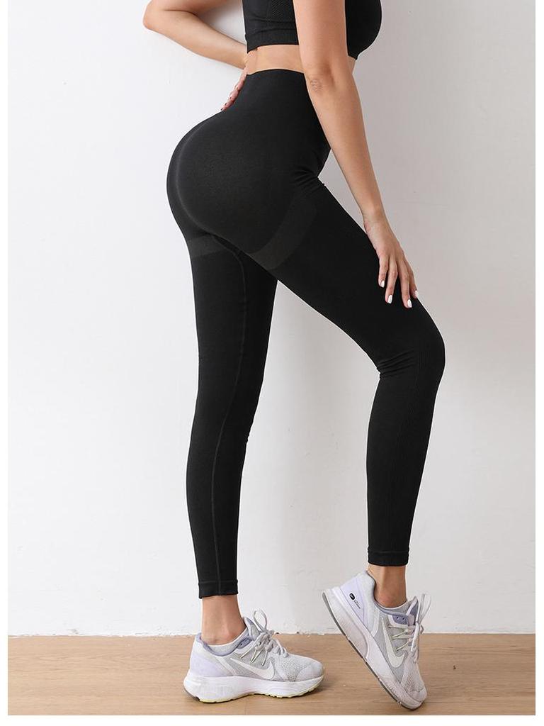 SUELLIAN Women's Quick-Dry Elastic Yoga Pants - Hip-Lifting, Sexy Peach Running & Fitness Tights
