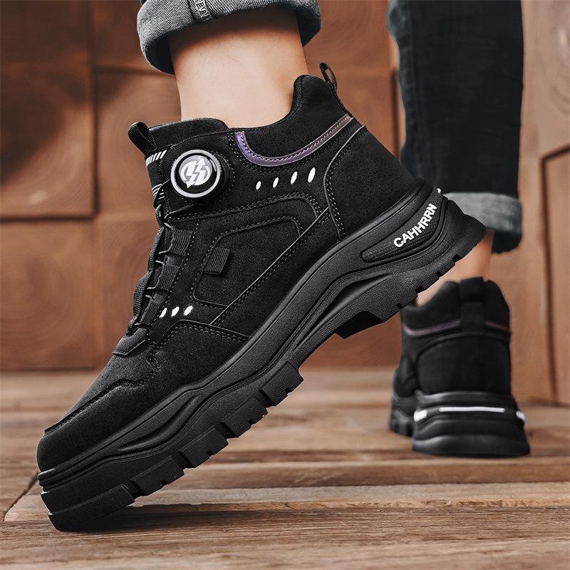 2025 Autumn New Casual Sports Anti Slip Outdoor Mountaineering Desert Combat Knob Work Boots for Men