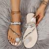 Women Fashion Plus Size Sandals High Quality Women Slippers Anti Skid Flip Flops Crystal Women Shoes Summer Beach Women Footwear