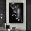 African Art Black Girl Woman Portrait Painting On Canvas Painting Poster And Print Wall Art Picture For Living Room Home Decor