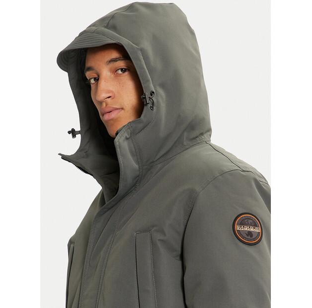 Napapijri Зимняя куртка A-Cornier NP0A4IJB Зеленая, стандартного кроя