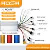 HOSH Бесколлекторный Двигатель DC Контроллер 48V 15A 250W с Двойным Световым Проводом SM Разъемом 6 Мосфетов для Электровелосипеда