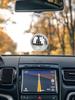 Зеркальный Диско-Шар Украшение для Автомобиля, Блестящий Отражающий Зеркальный Шар, Металлическая Цепочка, Сверкающее Подвесное Украшение для Салона Автомобиля, 360° Отражение Света