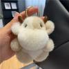 Плюшевые Брелоки Подвеска на Сумку Брелок для Ключей Автомобиля Мини Мех Норки Крупный Рогатый Скот Милый Парный Ювелирные Изделия Подарки Брелок