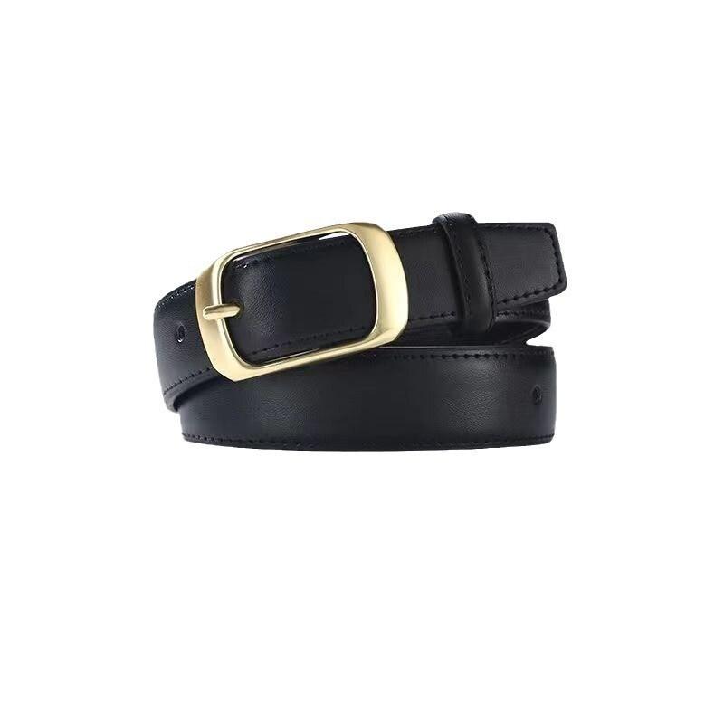Женский ремень из высококачественной коровьей кожи, женский ремень из натуральной кожи для костюма и джинсов