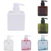250 мл бутылка лосьона квадратная пустая пластиковая бутылка шампунь мытье лица бутылка