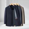 Jacket Men's Spring and Autumn Lapel High-end Coat Business Middle-aged and Elderly Men's Top