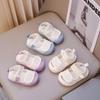Baby Sandals Soft Sole Anti-Slip Comfortable Walking Shoes for Toddler 2025 Summer New Boys Girls Beach Shoes Cute Candy Color
