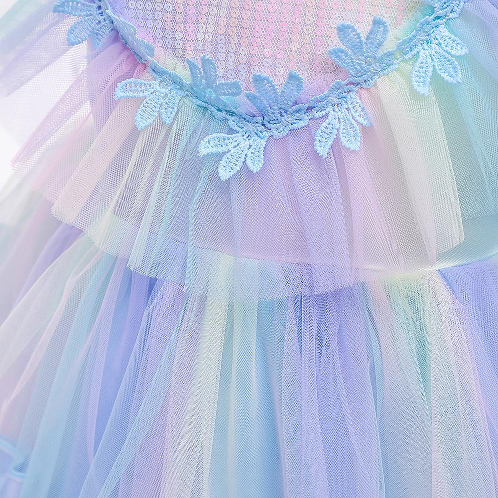 Платье на день рождения для маленьких девочек с блестками, одежда для крещения новорожденных, свадебная одежда для новорожденных, элегантное праздничное платье на крестины, одежда