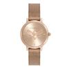 Authorized Dealer Olivia Burton Watch Ladies Ob24000020 Signature 28mm Bee Ultra Slim Carnation Gold Mesh Strap Watch [OLIVIA BURTON]