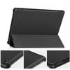 PU Leather Trifold Stand Cover Auto Wake/Sleep Folio Protective Case Hard Shell Stand Cover for All-New  Fire HD 10 Tablet