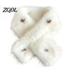 Cold Weather Thermal Wrap Faux Fur Collar Scarf for Women, Plush Neck Warmer Scarf, Fluffy Soft Velvet Scarves, Thanksgiving Christmas Fashion