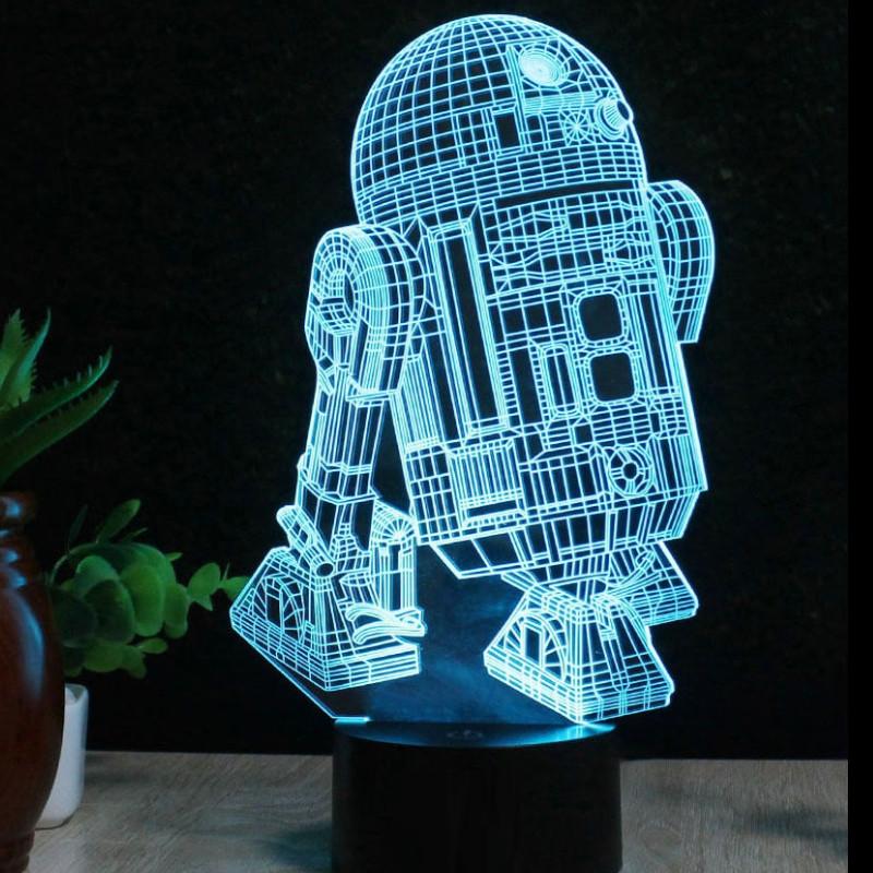 3D Ночник Элемент Света Светодиодная Лампа Украшение Спальни Креативный Подарок