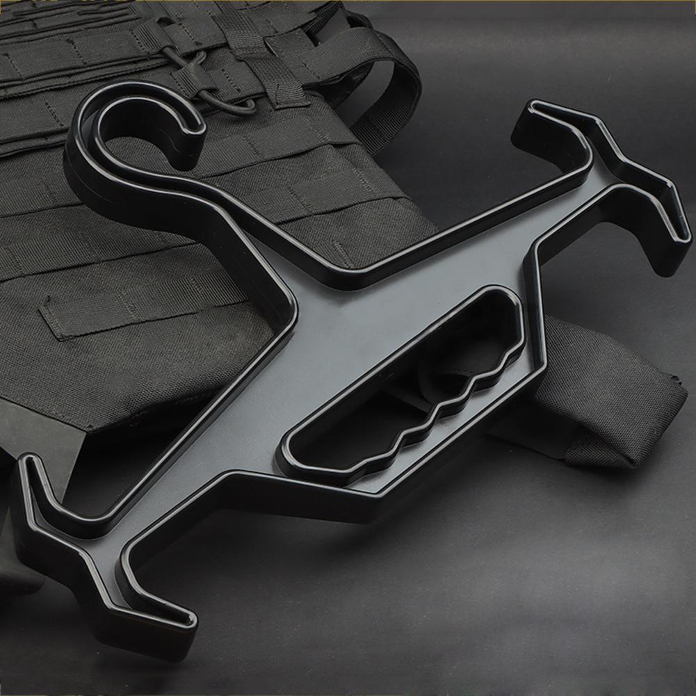 Tactical Hanger Heavy Duty Coat Hanger for Body Armor Vests Wetsuit Hanger Tactical Gear Paintball Military Survival Equipment
