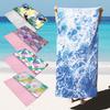 Multiple Types Microfiber Blanket Quick Drying Beach Towels, Oversized Printing Towel, Super Absorbent Pool Towel Blanket 1PC