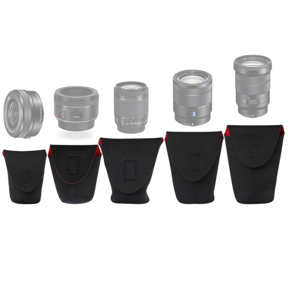 Soft Neoprene Camera Case 5 Size Photography Protective Bag New Camera Lens Cover  Camera Lens