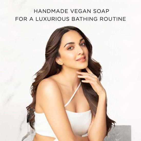 Kimirica The French Note Французская лаванда Премиальное мыло для купания для увлажнения кожи Ручная работа | 100% веганское | Унисекс | 100 г