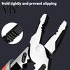 Rugged Construction Pliers 9 Inch Combination Wire Pliers, Heavy Duty Cutter, Stripping Cutting Bending Comfortable Grip Non-Slip Ergonomic Handle for