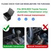Держатель для монет для Toyota 2016-2025 2025 Tacoma Органайзер для центральной консоли автомобиля Отсек для монет для конфиденциальности на рычаге переключения передач Вторичный ящик для хранения с крышкой
