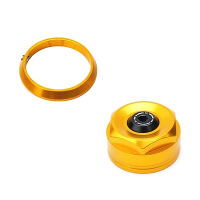 ZX4RR ZX4R 2023 2024 ZX-4R ZX-4RR Мотоциклетные аксессуары Замок зажигания Ключ Защитная рукоятка Центральная крышка Заглушка (Золотой Комбо)