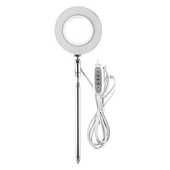 1/2 шт. телескопическая настольная лампа для выращивания растений полного спектра с автоматическим таймером 4/8/12 ч и 4 уровнями регулировки яркости, регулируемая по высоте светодиодная лампа для растений