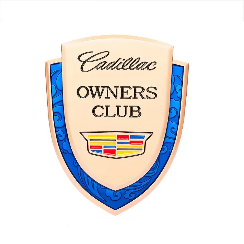 Значок-эмблема щит с логотипом автомобиля для Cadillac Seville XT4 CT4 CT5 ATS SLR STS EXT CTS Escalade Coupe Автомобильные боковые наклейки Аксессуары