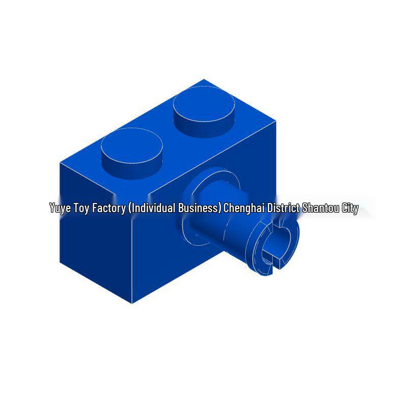 MOC Chinese Building Blocks 2458: 1x2 Technic Brick with Pin Hole DIY Accessories