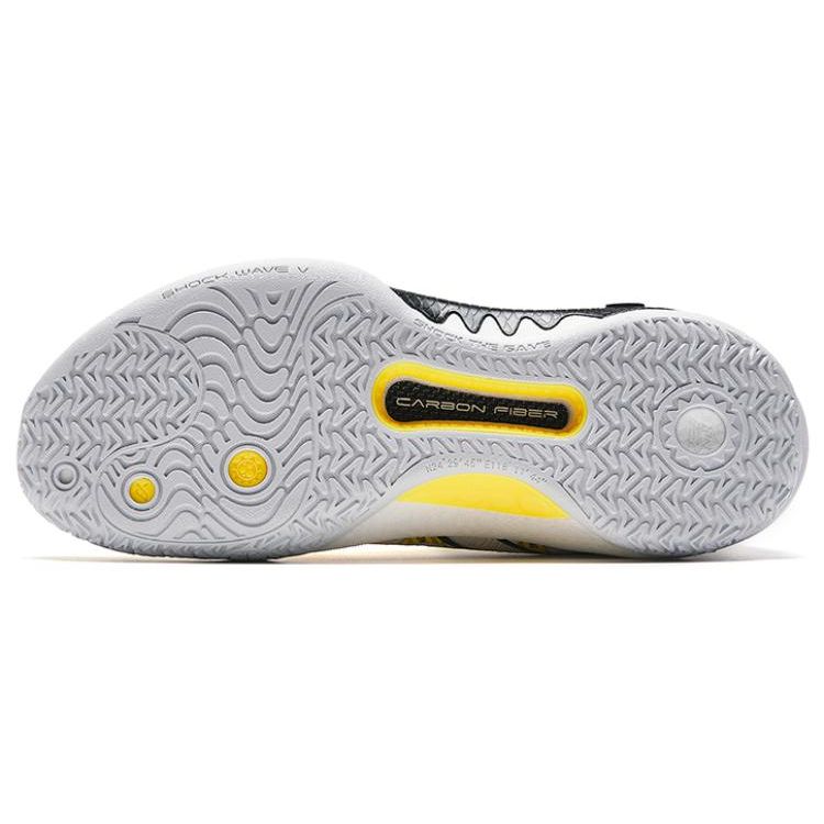 Anta Мужские кроссовки Shock Wave 5 Allergy Желтый Белый Черный 112331106-5