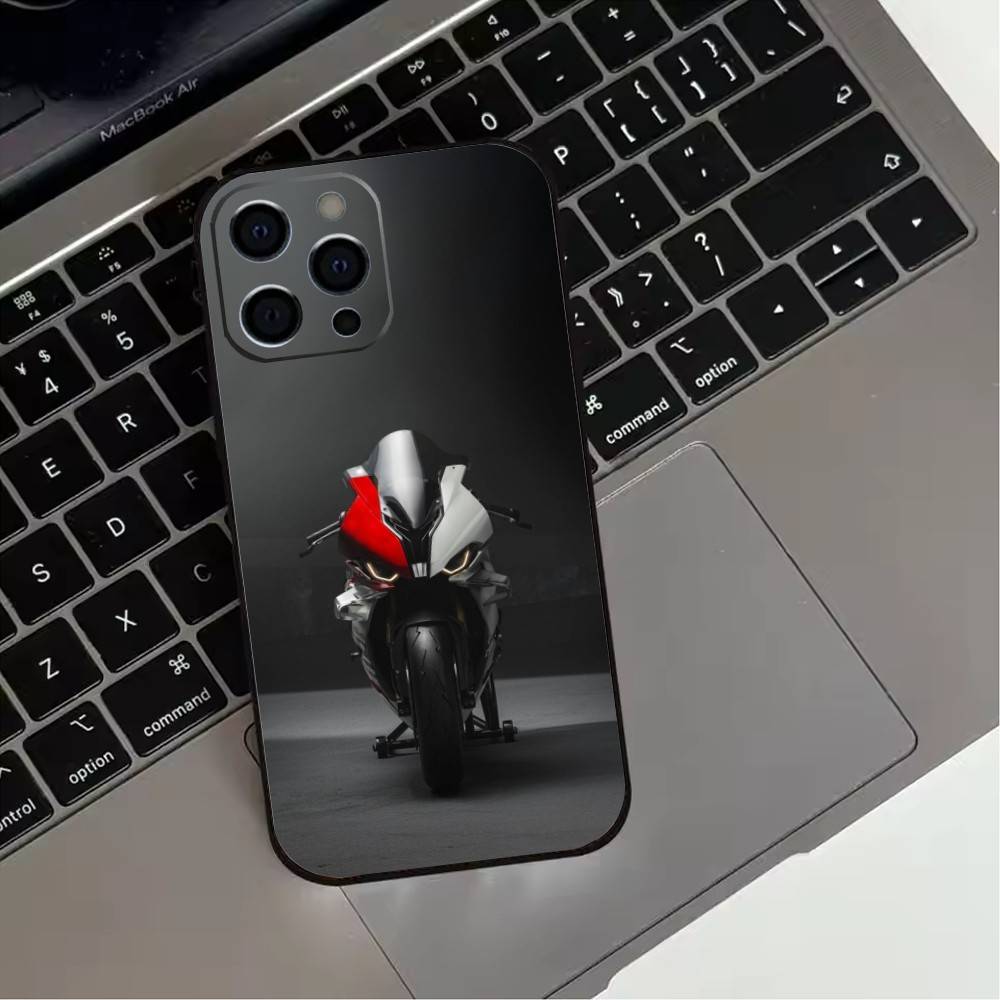 Чехол для телефона Super Speeding motorcycle Для iPhone17,16,15,14,13,12,11 Plus,Pro Max Мягкий Черный Чехол