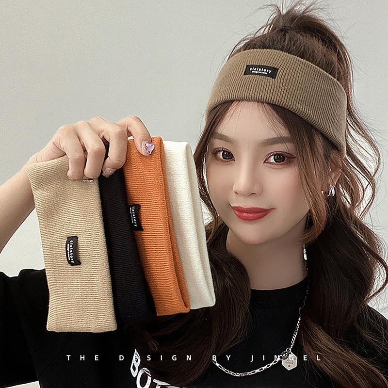 Fashion Sports Headbands For Women Solid Elastic Hair Bands Running Fitness Yoga Hair Bands Stretch Makeup Hair Accessories