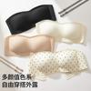 Женский strapless bandeau бюстгальтер Летний Тонкий Дышащий Push Up Бесшовный Без косточек Бюстгальтер