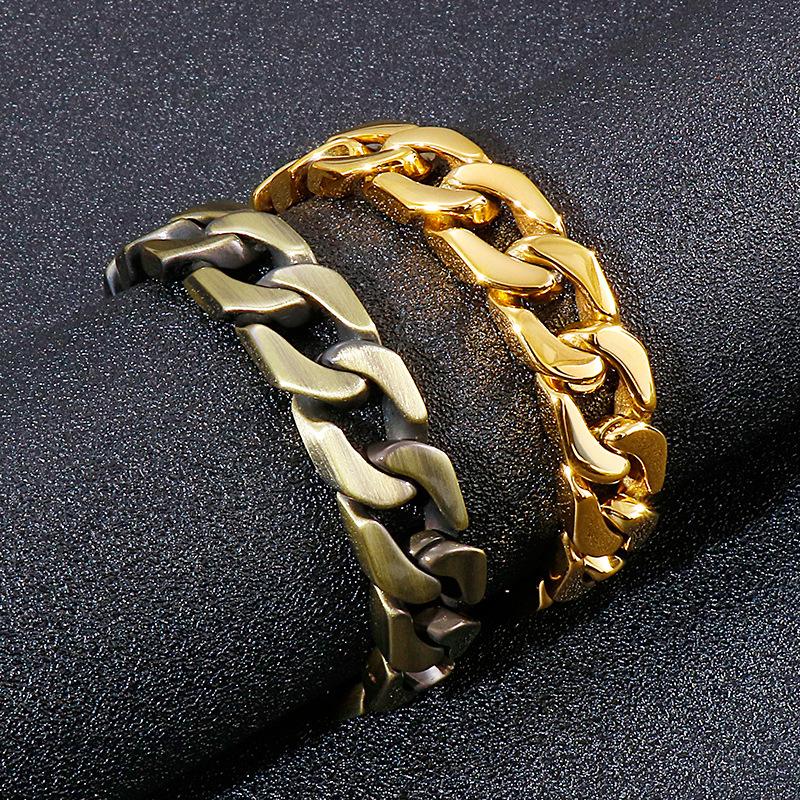 Мужские ювелирные изделия из нержавеющей стали, европейская и американская мода, модная мужская цепочка, браслет из титановой стали