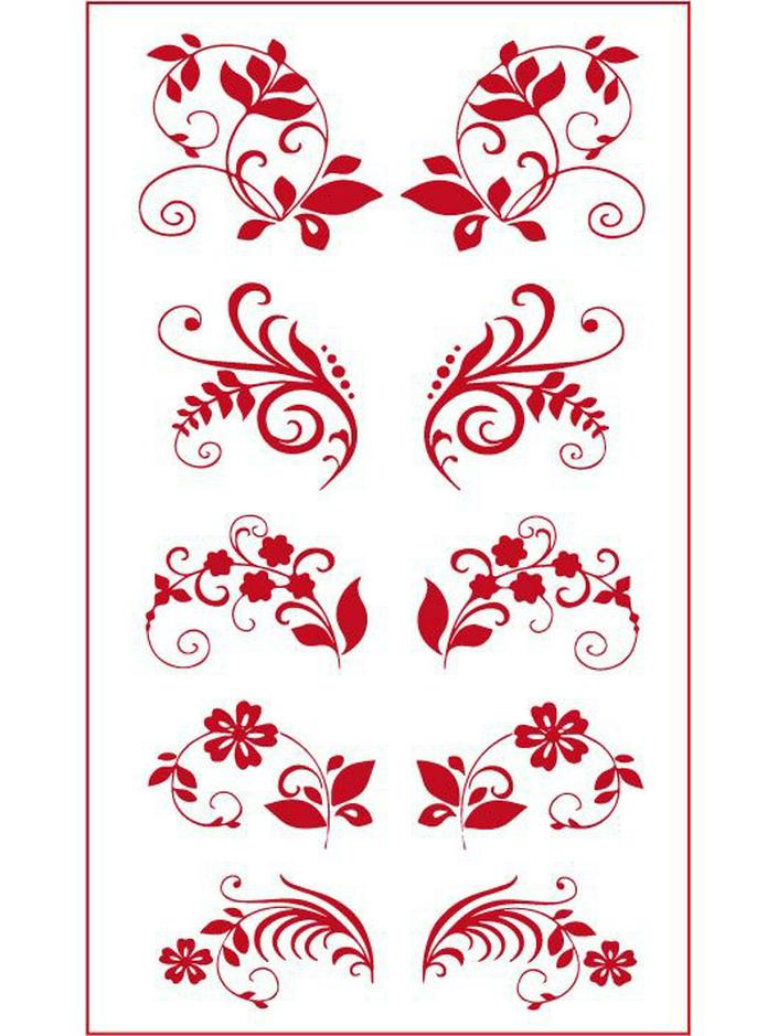 Ancient Style Children's Eye Corner Tattoo Stickers for Dance, Stage, and Festival Performances
