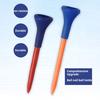 5Pcs Golf Tees Unbreakable Plastic Golf Tees Bulk with Wide Soft Rubber Cap Reduces Friction
