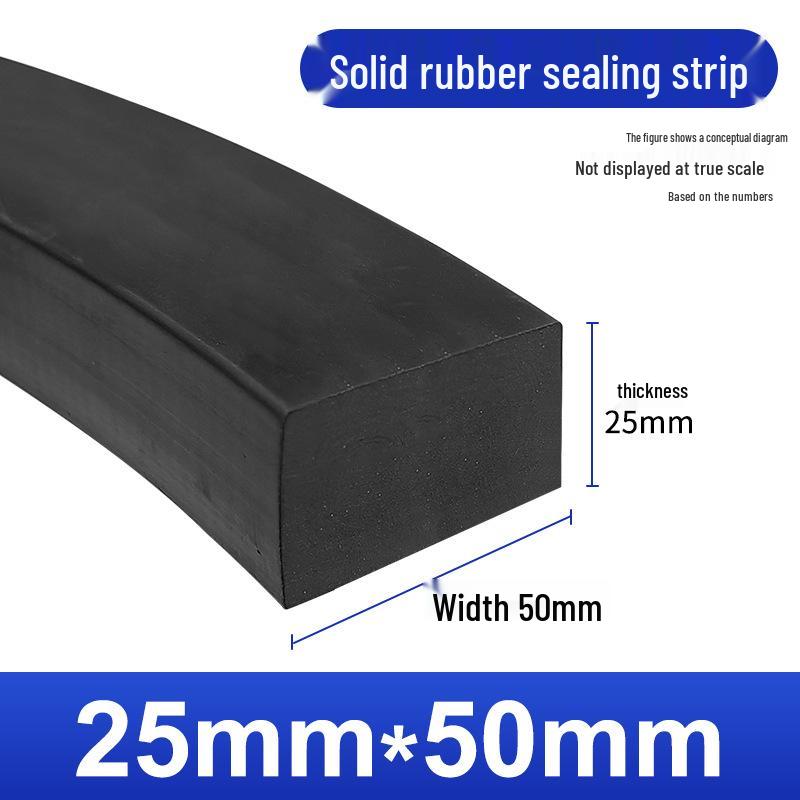 Nitrile Rubber Strip: Oil & Pressure-Resistant Shock Absorbing Glass Pad for Sealing & Joint Support