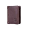 BULLCAPTAIN Genuine Leather Men Wallet Vintage Purse Card Holder Natural Leather Short Men Wallets Dollar Price Male Purse Gift