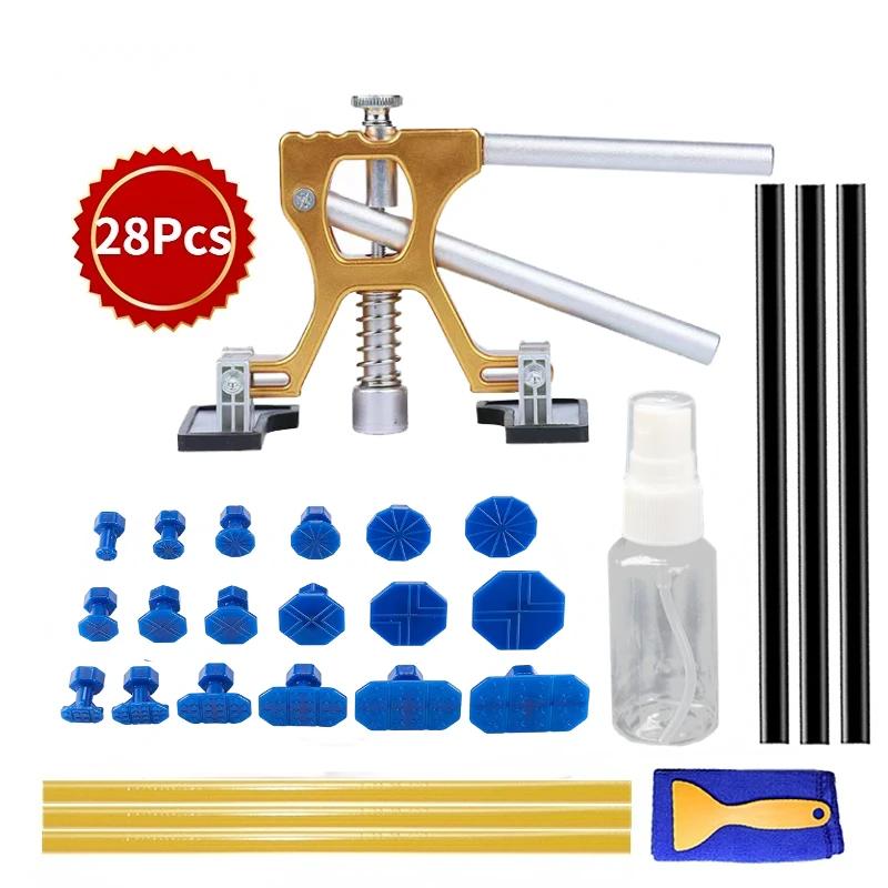 Набор для удаления вмятин на автомобиле, клеевой пистолет с вилкой ЕС, инструмент для ремонта вмятин, инструмент для беспокрасочного ремонта автомобиля, присоска для кузова, инструмент для ремонта автомобиля