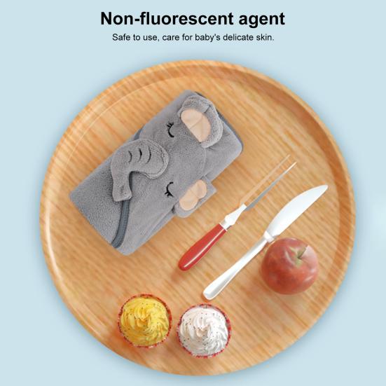 Банное полотенце, супер мягкое, с мультяшным дизайном, впитывающее, удобное на ощупь, детское банное полотенце с капюшоном, банный халат, пеленание