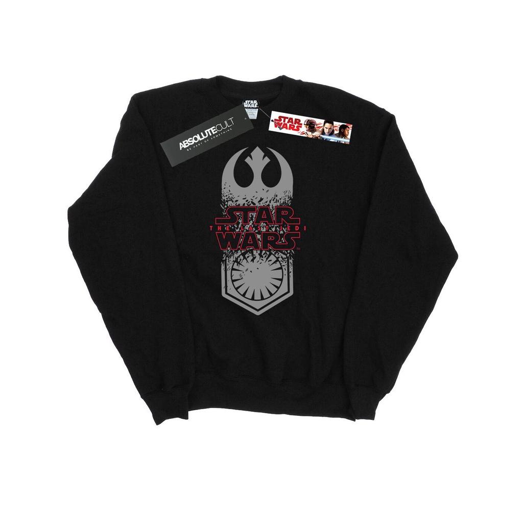 Star Wars Mens The Last Jedi Symbol Crash Sweatshirt