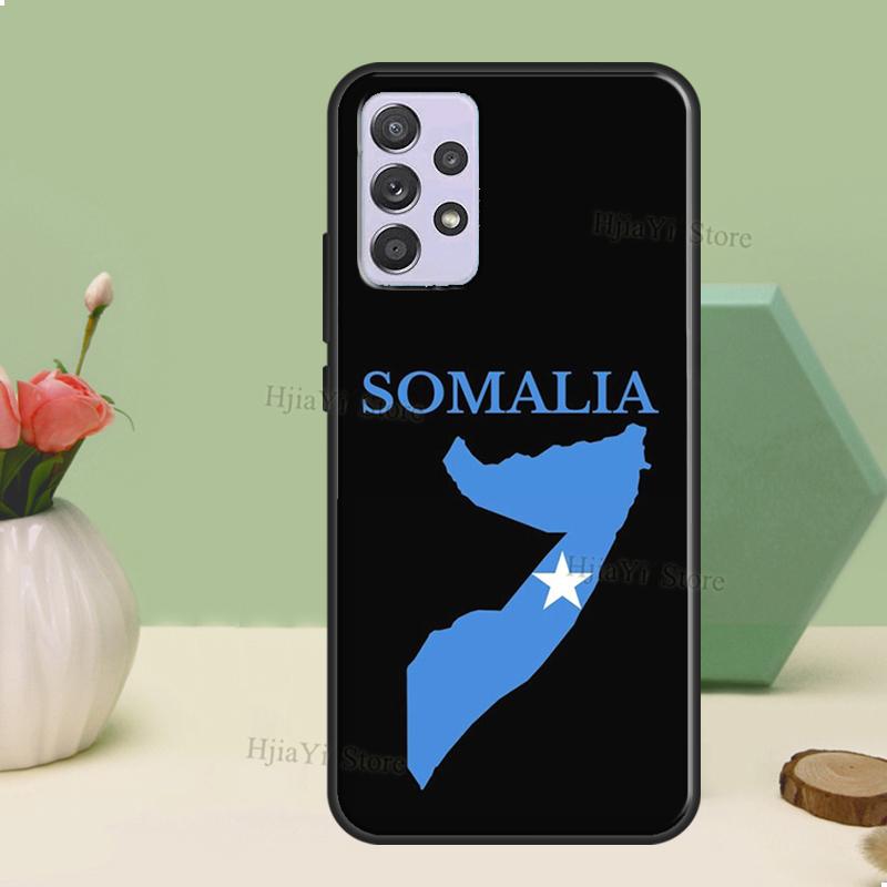 Кейс с флагом Сомали для Samsung A54 A34 A24 A14 A51 A71 A12 A22 A32 A52 A72 A73 A33 A53 A13 Задняя крышка