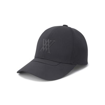 Кепка ANEW GOLF Uni с перфорацией, черная отделка_Bk