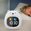 Pat Control Alarm Clock Animal-Shape Touch Night Light Sleep Training Clock  Bedroom