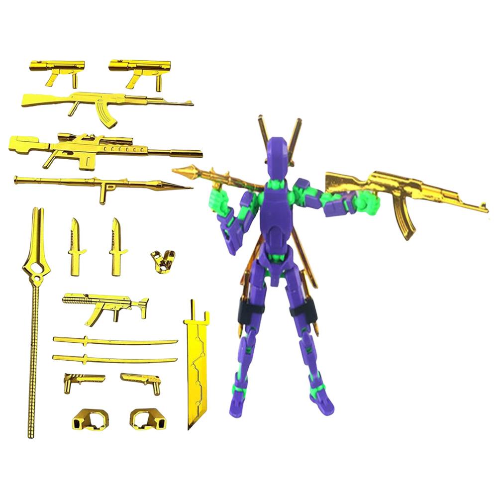 13 Action Figure Titan Multi-Jointed Movable Shapeshift Robot T13 Action Mannequin Character And Dog Figure Toys Gifts For Kids