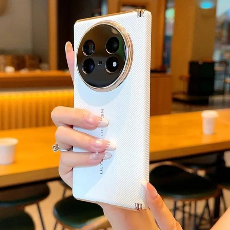 Luxury Sle Plating Bumper Magnetic Hinge Protect Case for VIVO X Fold 6 5 Plain Leather Lens Camera Protector Shockproof Cover