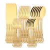 30Pcs Matte Gold Royal Cutlery Set Dinner Knife Dessert Forks Spoon Dinnerware Flatware Stainless Steel For Home Kitchen Tableware Set