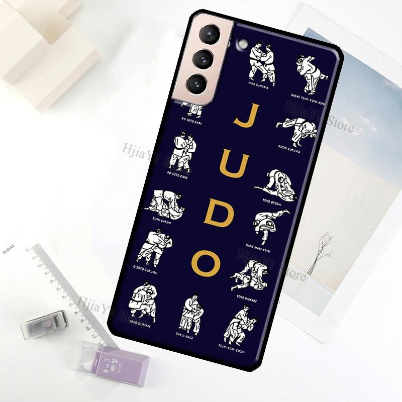 Чехол для Samsung Galaxy S23 Ultra Note 20 10 S9 S10 Plus S20 S21 FE S22 Ultra с принтом Дзюдо